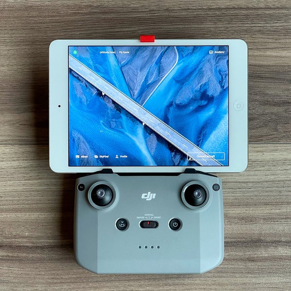 Tablet holder for DJI Mini 2 and Mavic Air 2 and 2s controller made from strong PETG material