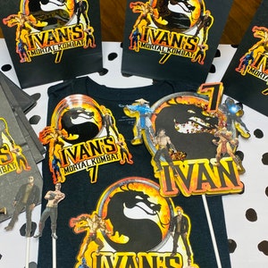 3.5 inch Mortal Kombat Stickers
