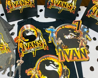 3.5 inch Mortal Kombat Stickers
