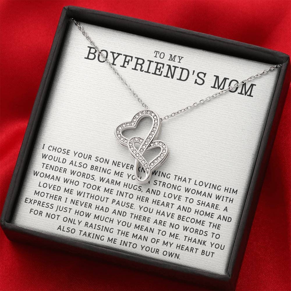 Boyfriend's Mom Gift To My Boyfriends Mom Necklace For Etsy