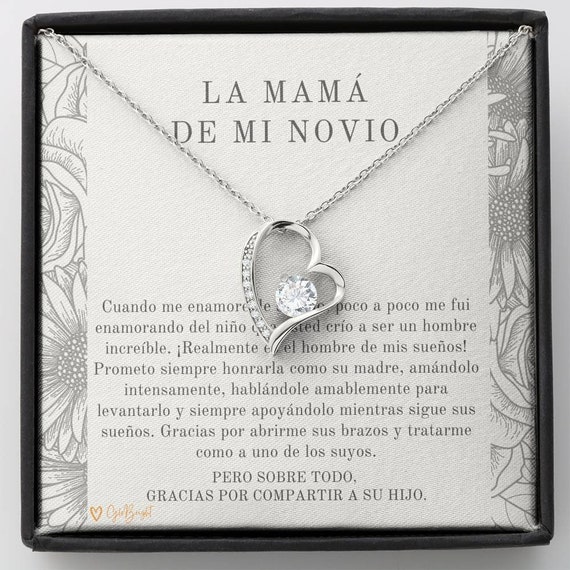 Regalo Para La Mamá De Mi Novio Regalo De Cumpleaños Para La  Etsy