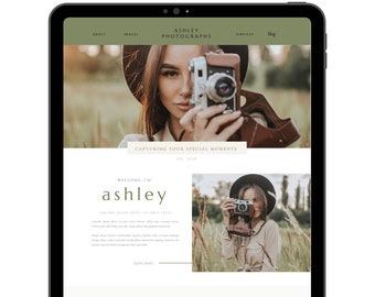 Showit Website Template for Photographers | Showit Website | Photography Website | Marketing | Wedding Photographer | Instant Download