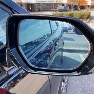  Couvercles de rétroviseur de voiture, Miroir côté porte de  voiture universel Rearview Vintage Noir mat L + R Californie style