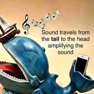 Monstro Whale Phone Amplifier Sculpture Template | Clay Hand Building PDF + Video Class | Medium