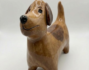 Hund Keramik Skulptur Vorlage, Handbaumuster (PDF Download)