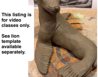 Sea-Lion VIDEO class course, full Step-by-Step videos classes Instructions (PDF) (TEMPLATE available separately!)