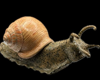 Snail Sculpture Template Pattern for hand building in clay (PDF Download)