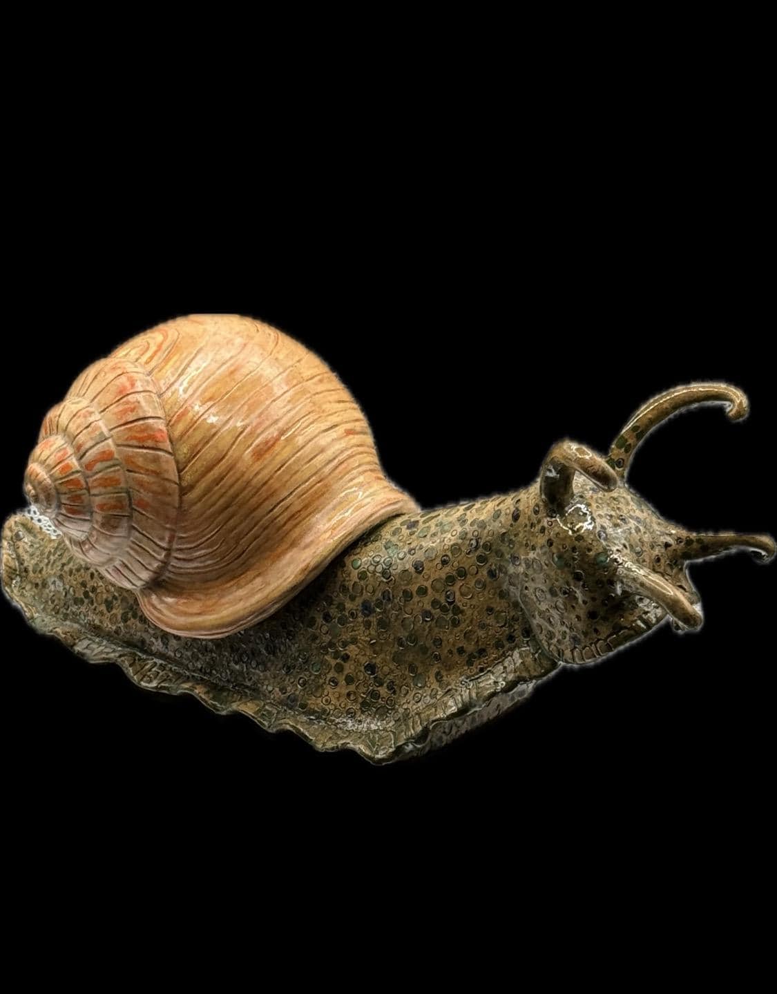 Snail Sculpture Template Pattern for hand building in clay (PDF Download)