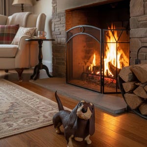 Sausage Dog Pottery Sculpture Template: Hand Building Pattern (PDF Download) with classes