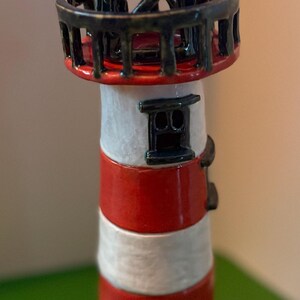 Leuchtturm Keramik Skulptur Schablone zum Handbauen in Ton. Freie Klassen Bild 16