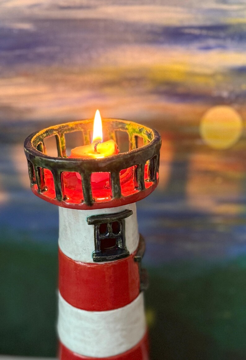 Leuchtturm Keramik Skulptur Schablone zum Handbauen in Ton. Freie Klassen Bild 13