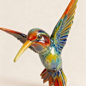 Hummingbird Ceramic Sculpture Template: ceramic/pottery hand building clay (PDF Pattern)