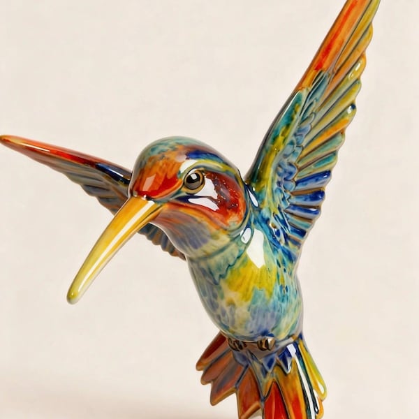 Modello per scultura in ceramica a forma di colibrì: argilla per costruzioni in ceramica/terraglia (modello PDF)