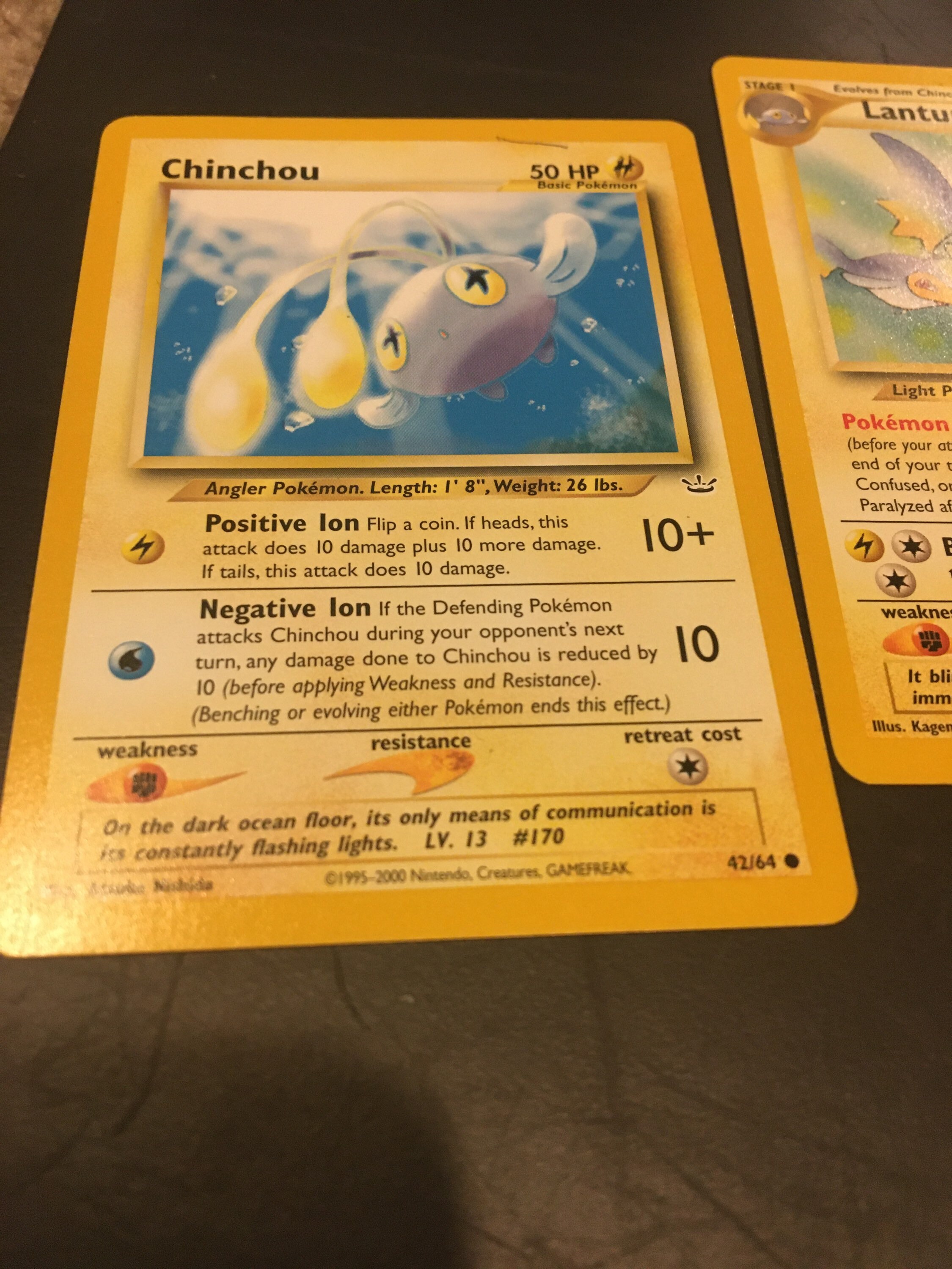 chinchou pokemon card Chinchou 87/146 Legends Awakened main image 0