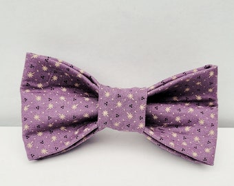 Purple Dog Bow Tie, Purple Cat Bow Tie, Bowtie, Over the Collar