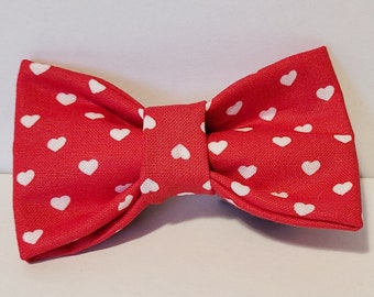 Valentines Day Dog Bow Tie, Valentines Day Cat Bow Tie, Heart Dog Bow Tie, Heart Cat Bow Tie, Dog Sailor Bow, Cat Sailor Bow