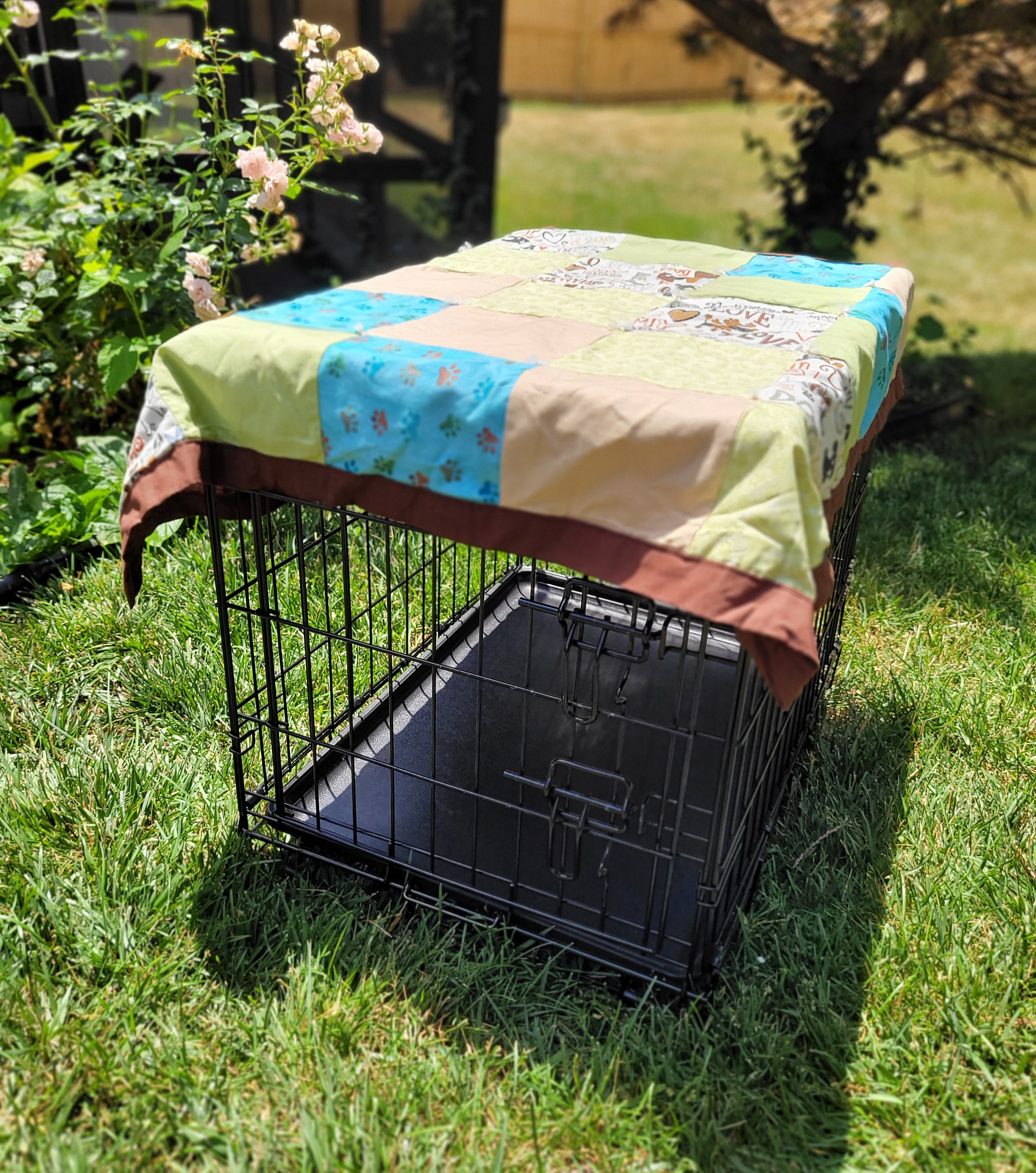 Dog Quilt Blanket Puppy Blanket Crate Liner Dog Bed Crate Etsy