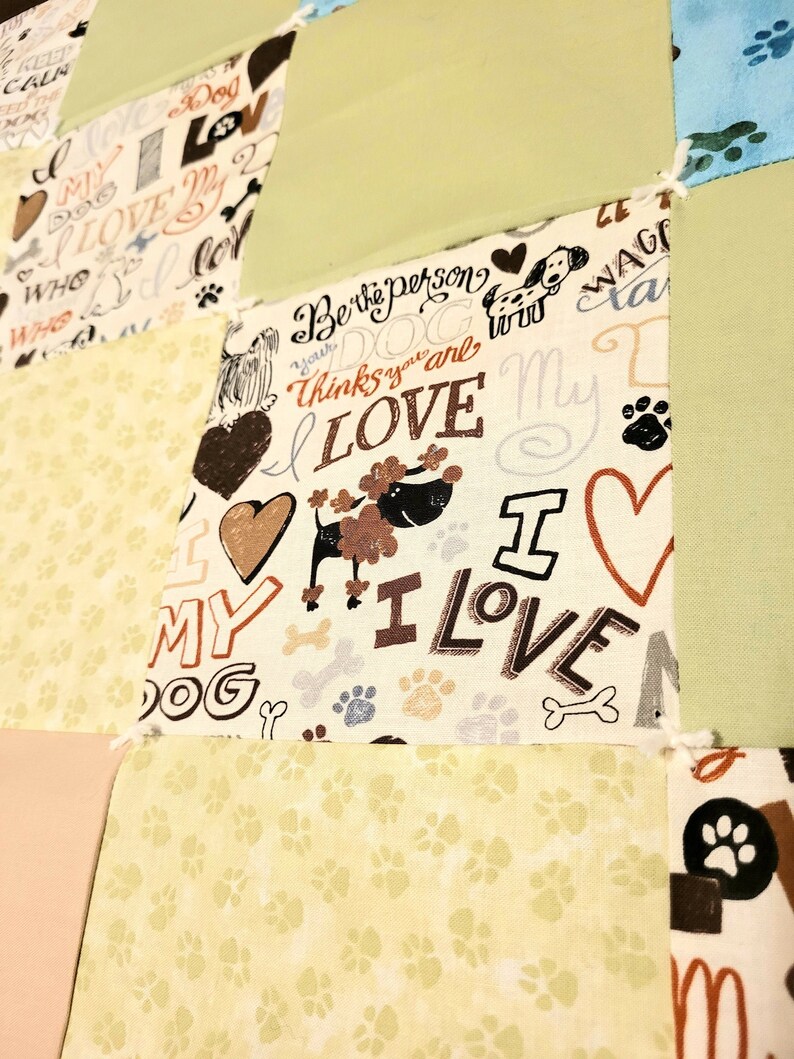 Dog Quilt Blanket Puppy Blanket Crate Liner Dog Bed Crate Etsy