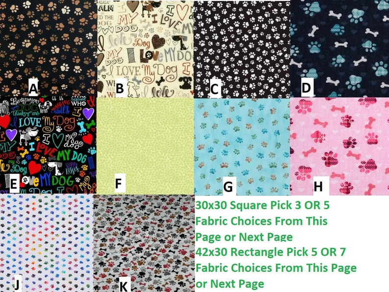 Dog Quilt Blanket Puppy Blanket Crate Liner Dog Bed Crate Etsy