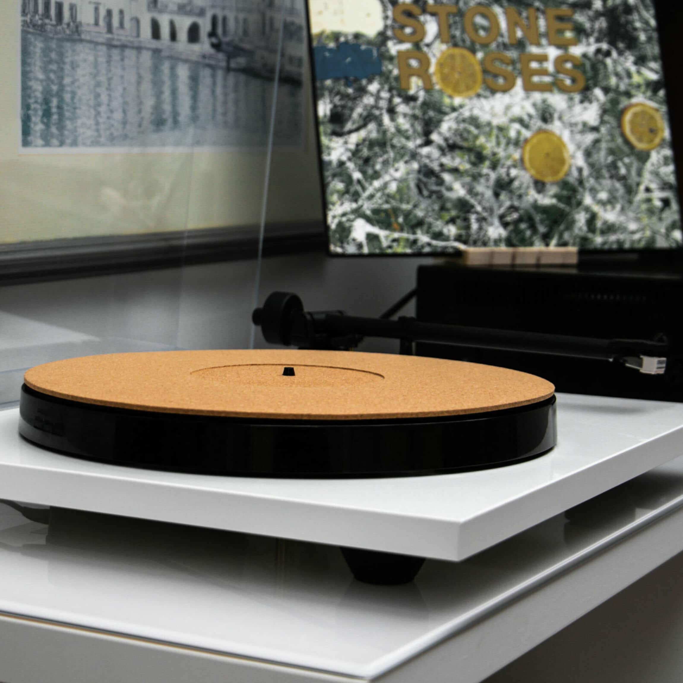 Cork Vinyl Slip Mat Circular Turntable Record Player Etsy