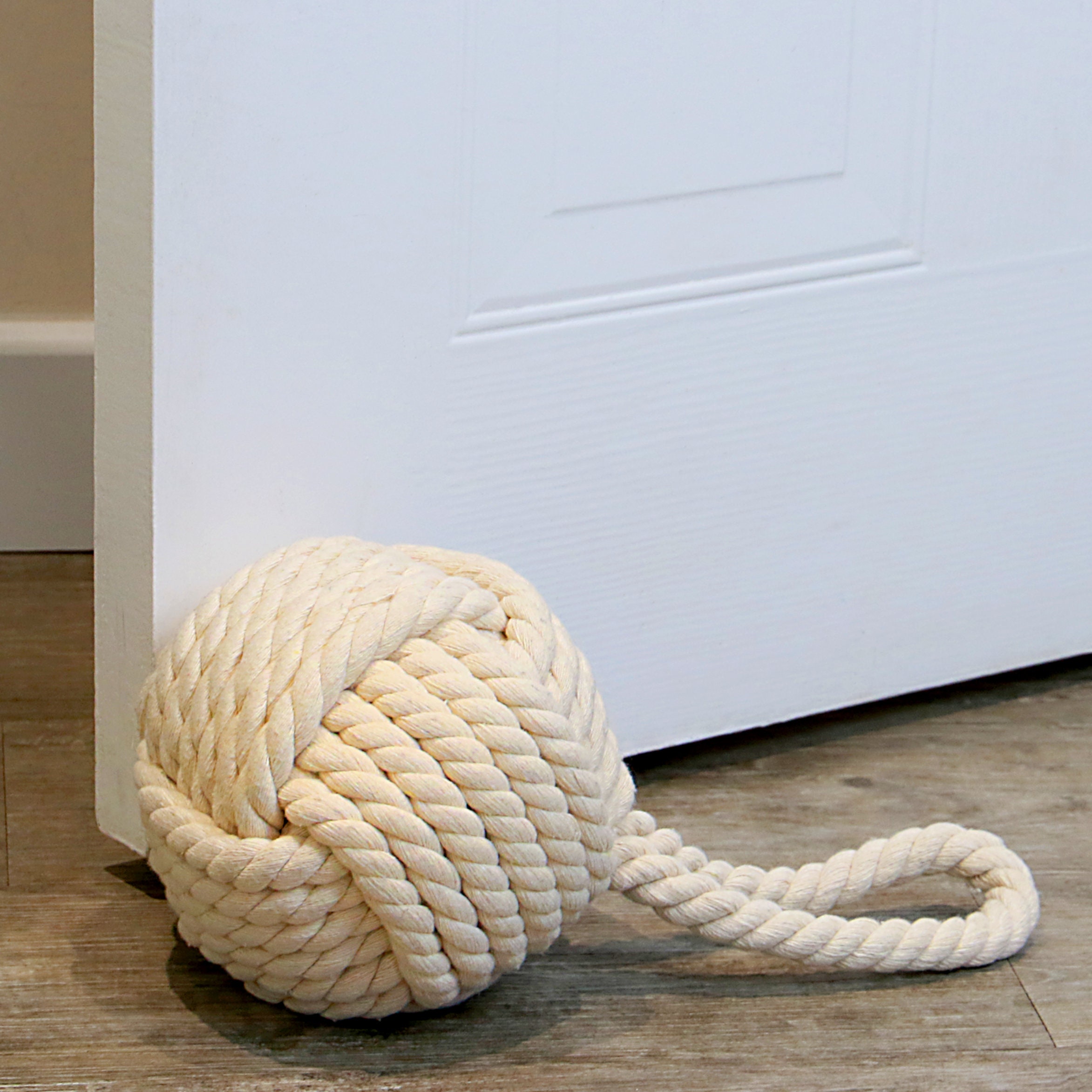 Rope Knot Door Stop Nautical Theme Decorative Yarn Door Etsy