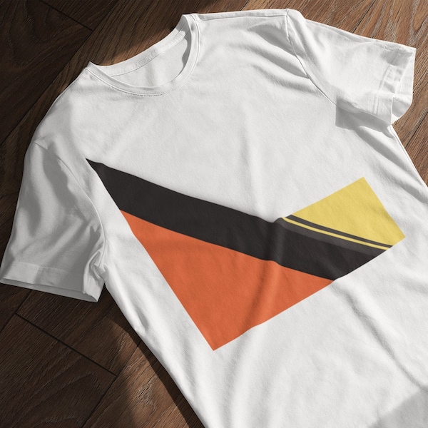 Modern Abstract Geometric T-Shirt #3, Minimalist Geometric Triangle Graphic Tee