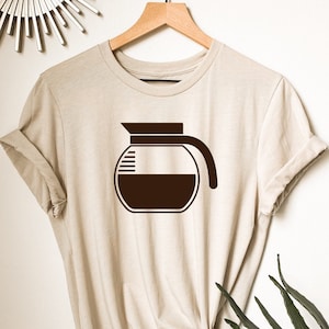 Coffee T-Shirt, Food Shirt, Coffee Printed T Shirt, Clothing Gift, Foodie Gift, Coffee Gift, Soft Style Tee