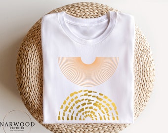 Modern Abstract Shirt, Womens Tshirts, Boho Tshirt, Minimalist Tshirt, Women's Tees