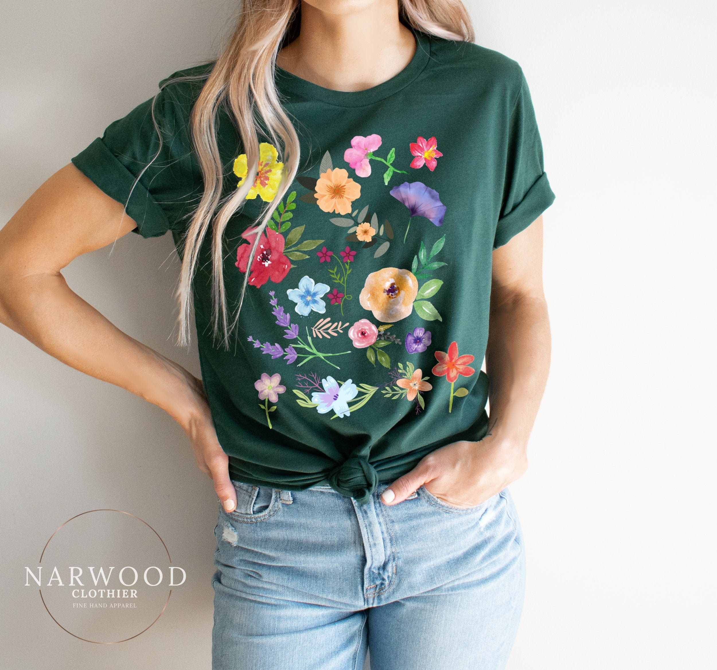 Women's Floral T Shirt