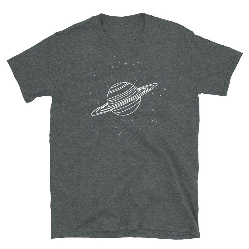 Dark Gray Saturn Tshirt