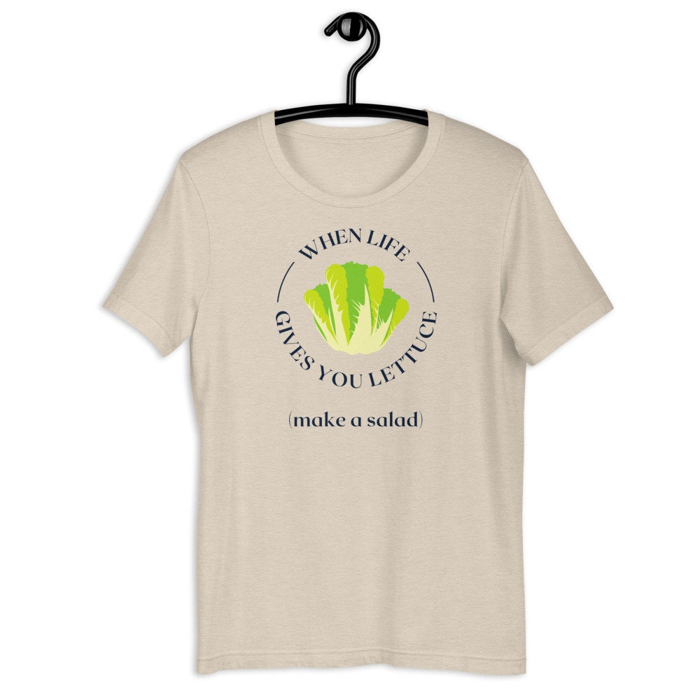 Lettuce Shirt Graphic Tee Vegetable Shirt Clothing Foodie Etsy