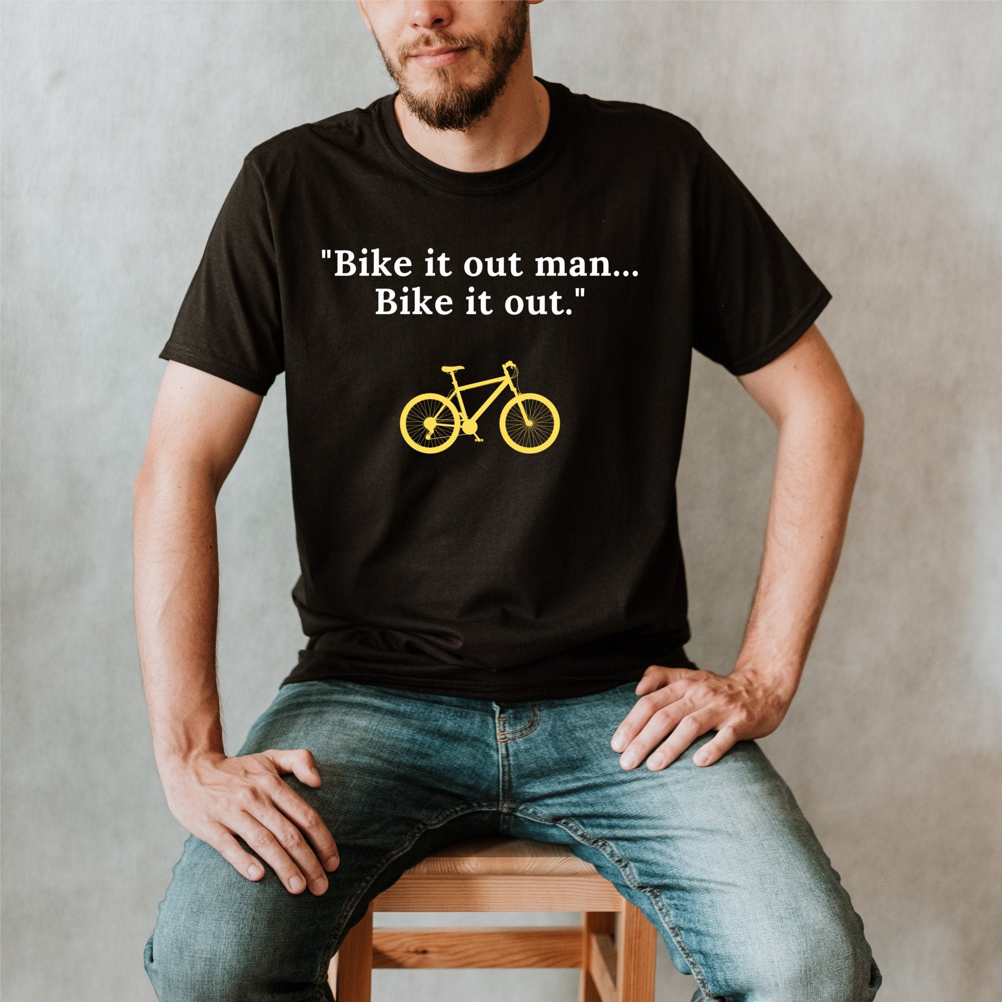 Bike It Out Shirt Cyclist Shirt Bike Rider Biking Shirt | Etsy