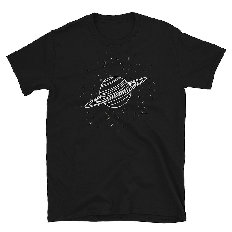 Black Saturn Tshirt