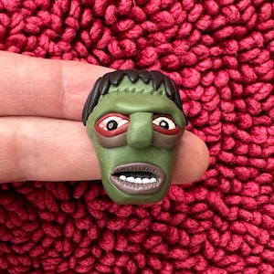 Vintage Frankenstein Pin Brooch