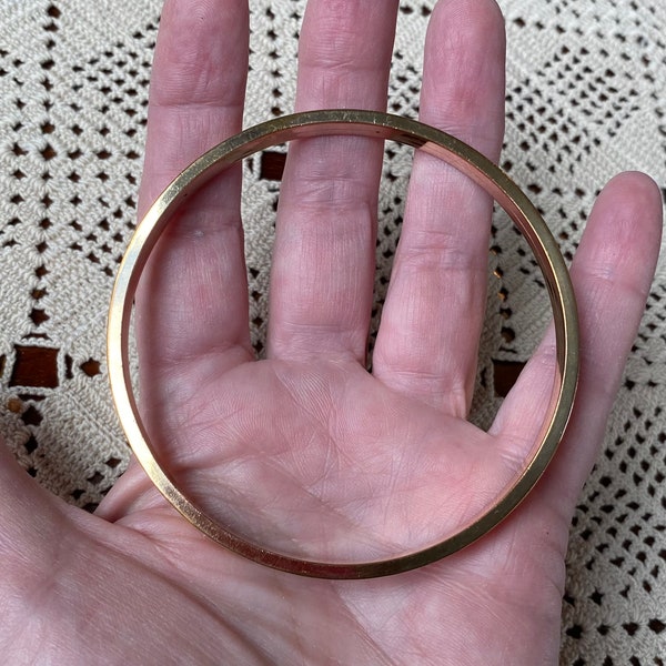 Art Deco Slave Bracelet Upper Arm Bangle - Gold