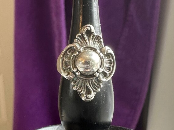 Renaissence Revival Ring, Sterling Silver - image 9