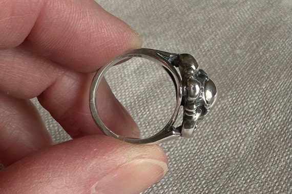 Renaissence Revival Ring, Sterling Silver - image 7