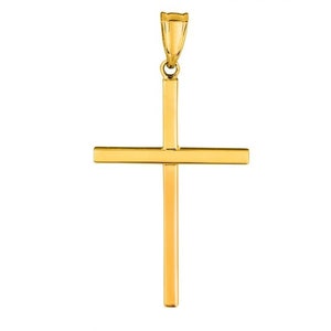 Real 14k Gold 14K Rose Gold Polished Twist Cross Charm Symbolic Religious Jewelry