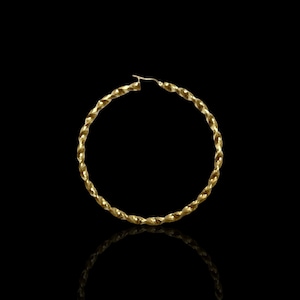 Hoop Earrings - 10K Yellow Gold
