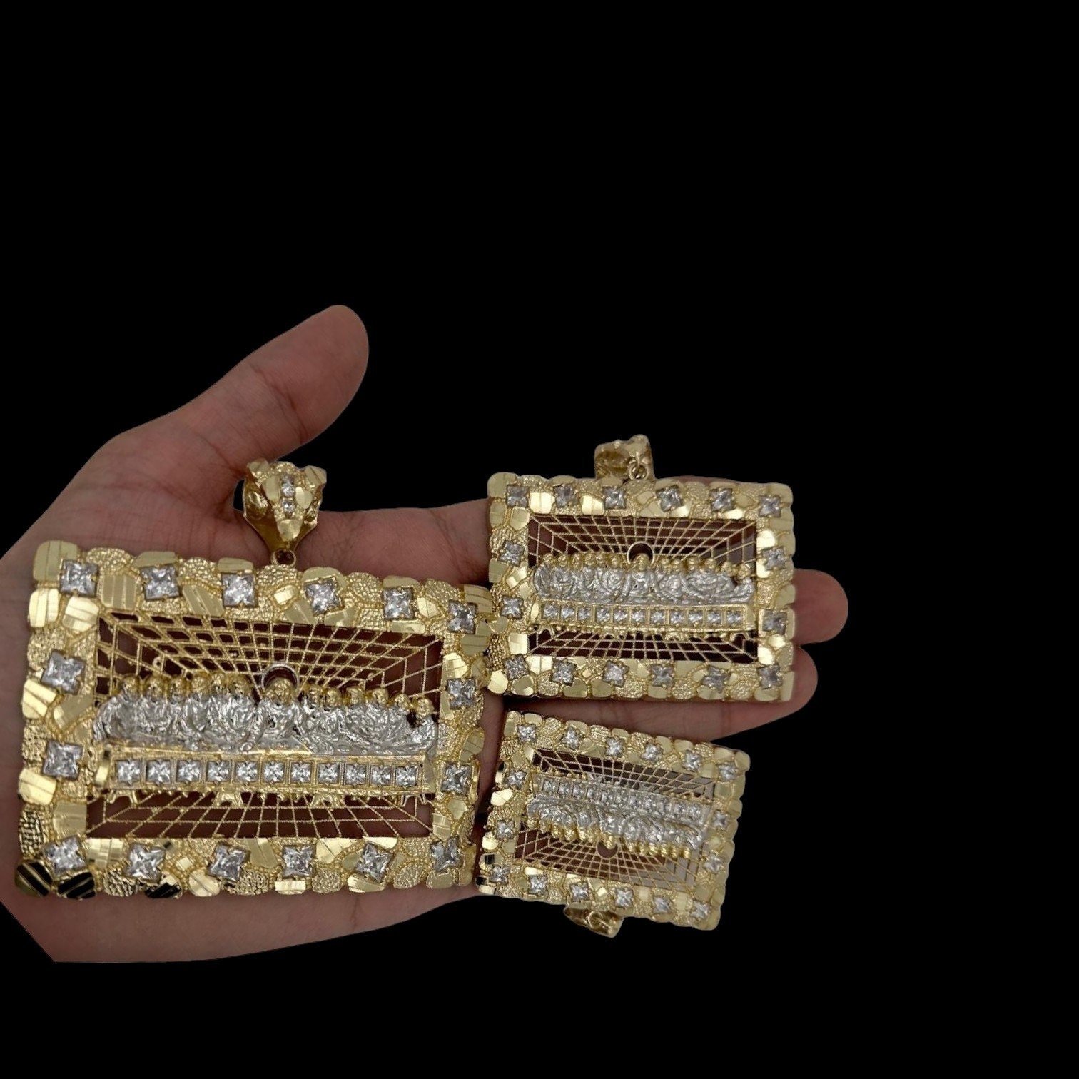 Last Supper Pendant - 10K Yellow Gold