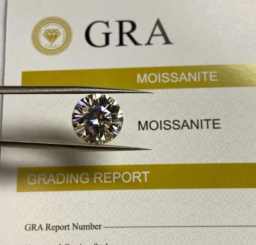 Gra Moissanite Certificate Buy GRA Certified Loose Moissanite All