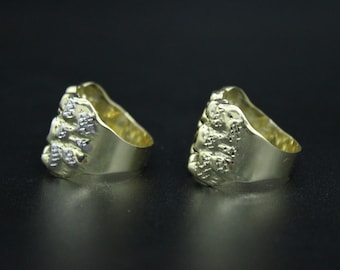 Anelli Anello In 3D Da Uomo Oro 18 Carati Modello: Quadrato Finitura O Misura: Lucida Misura Anello: 27 6,3g - Foto 7