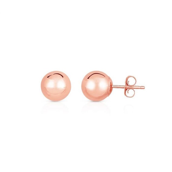 14K Gelb / Weißgold Perle Doppel Halo CZ Ohrstecker - Echt 14k Gold