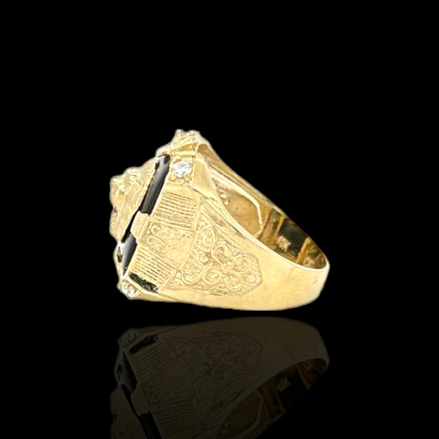 10kリング　ライオン aliita-ring-lion-gold-