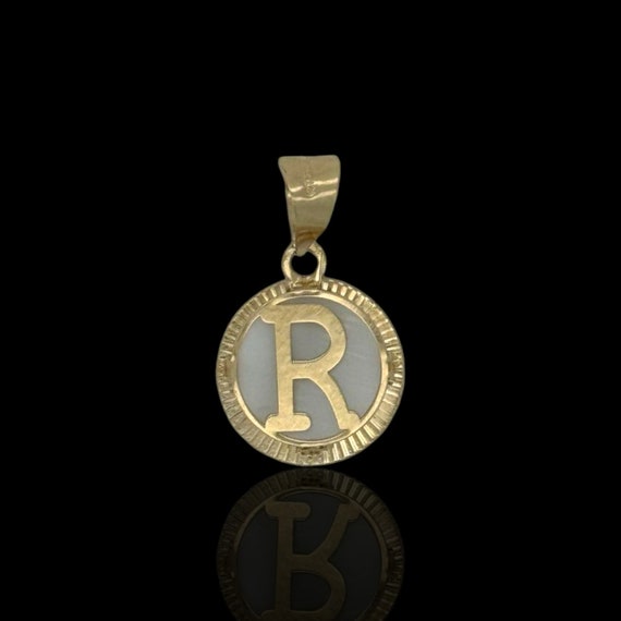 Initial Pendant - 10K Yellow Gold