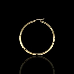Hoop Earrings - 10K Yellow Gold