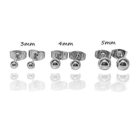 LUXUSTEEL Orecchini di cristallo per donna Uomo Colore oro Acciaio inossidabile Rotondo CZ