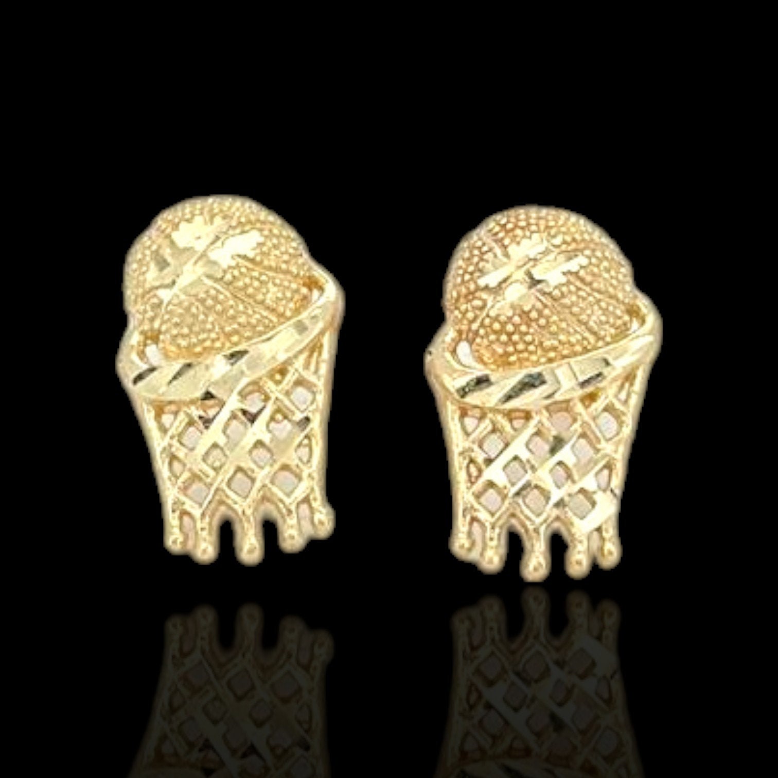 Gold Nike Earrings - Etsy Gold Nike Earrings - Etsy