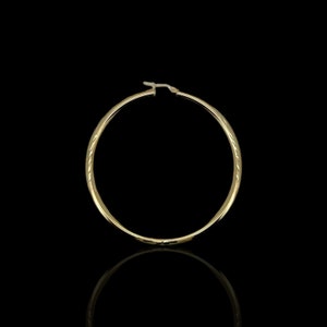Hoop Earrings - 10K Yellow Gold