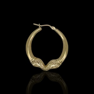 Hoop Earrings - 10K Yellow Gold